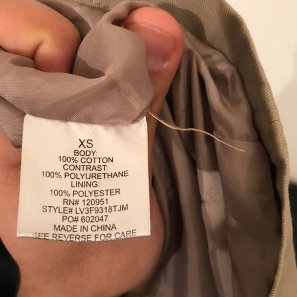 BOGO Olive & Oak Khaki Faux Sleeves Leather Jacket - Picture 8 of 8